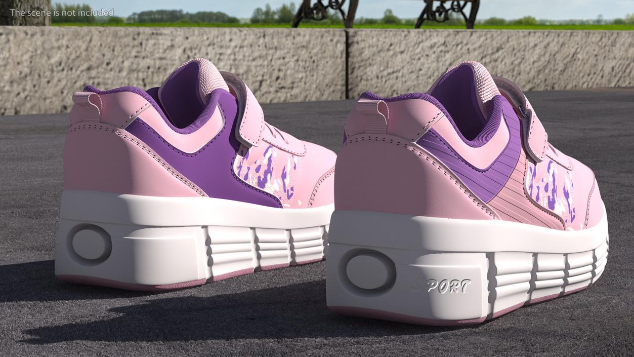 3D model Shoes Pink