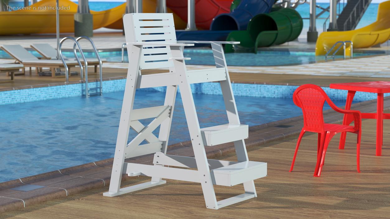 3D model Sentry Lifeguard Chair 42 inch