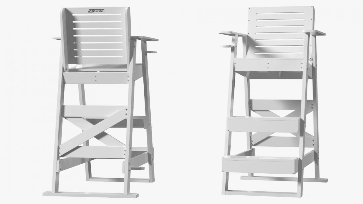 3D model Sentry Lifeguard Chair 42 inch