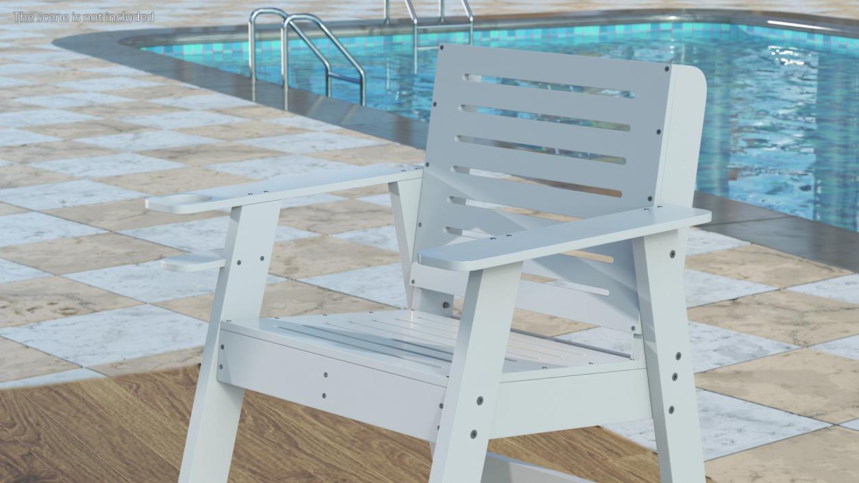 3D model Sentry Lifeguard Chair 42 inch