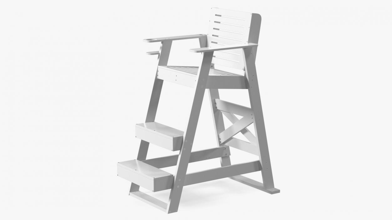 3D model Sentry Lifeguard Chair 42 inch