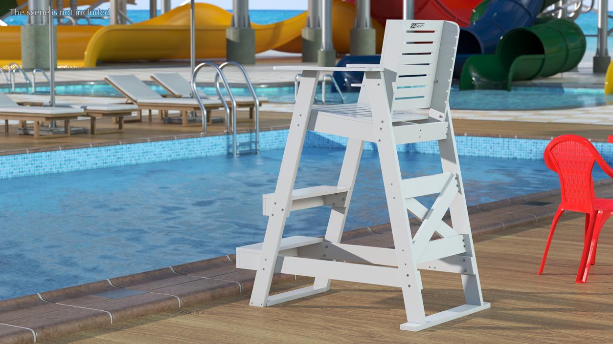 3D model Sentry Lifeguard Chair 42 inch