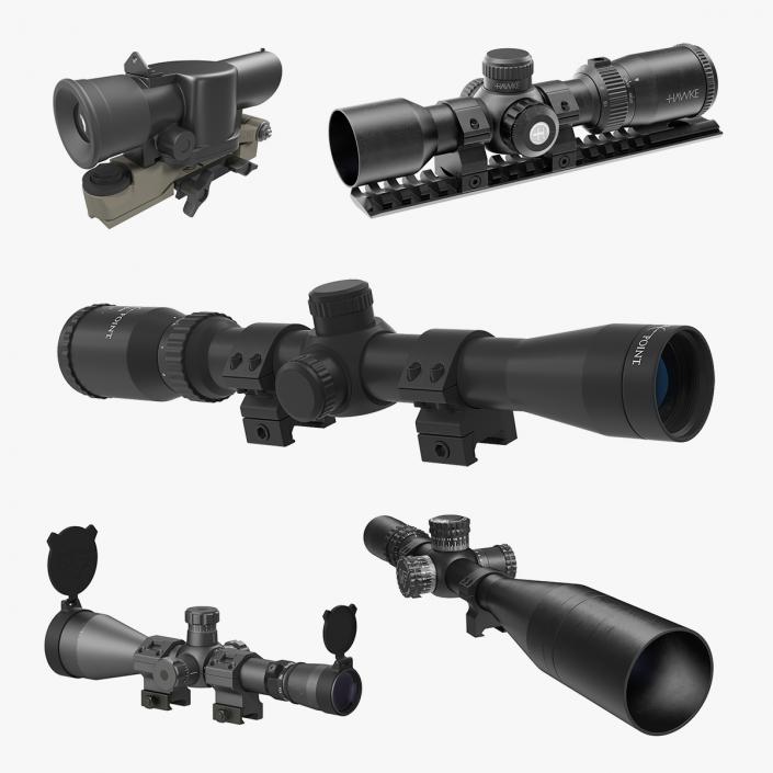 Scopes Collection 2 3D model