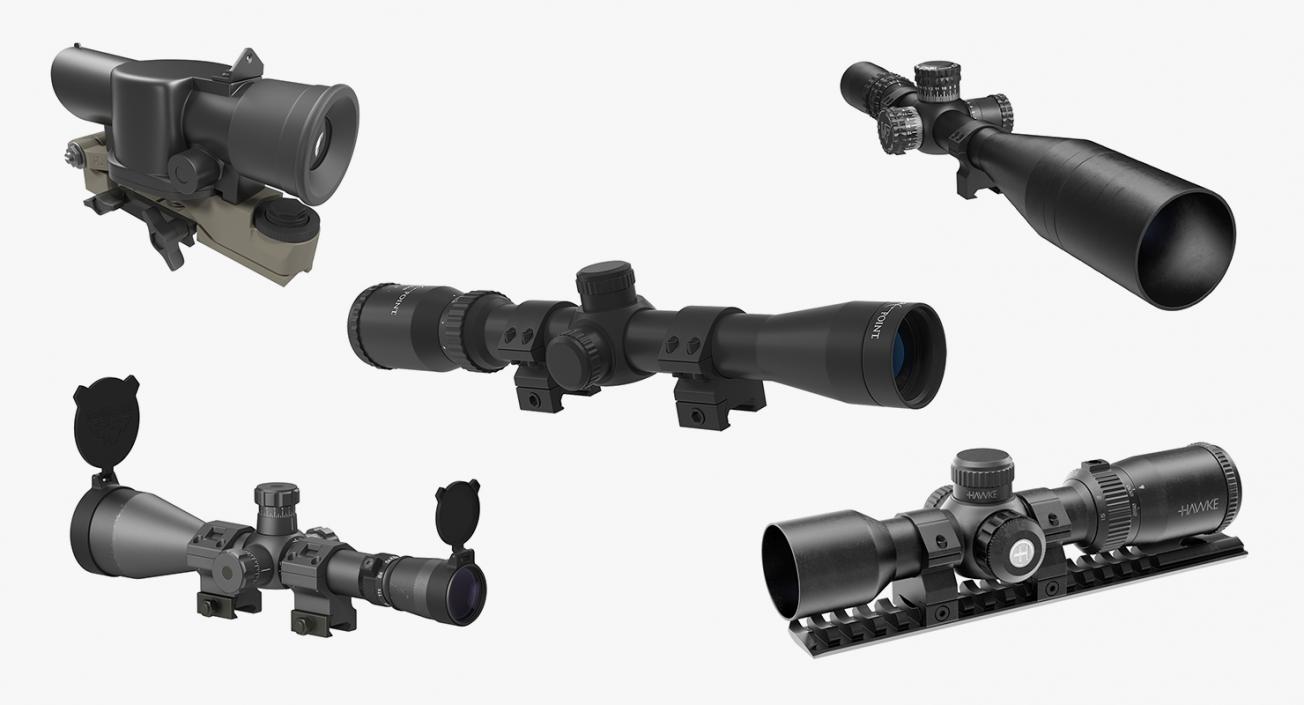 Scopes Collection 2 3D model