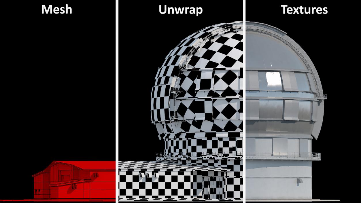 3D Gran TeCan Reflecting Telescope