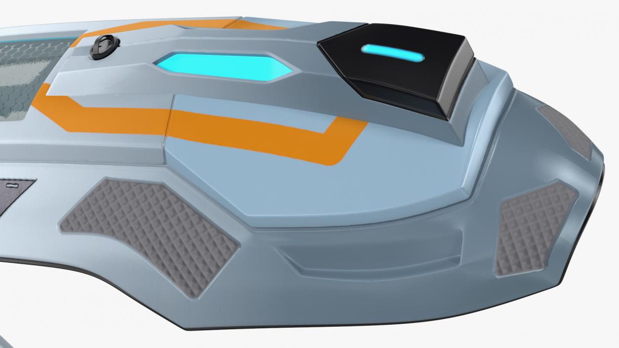 3D model Sci Fi Cryogenic Pod with Console Rigged