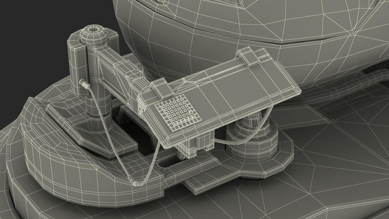 3D model Sci Fi Cryogenic Pod with Console Rigged