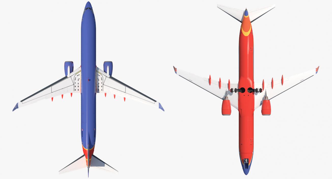 3D Boeing 737-900 Southwest Airlines model