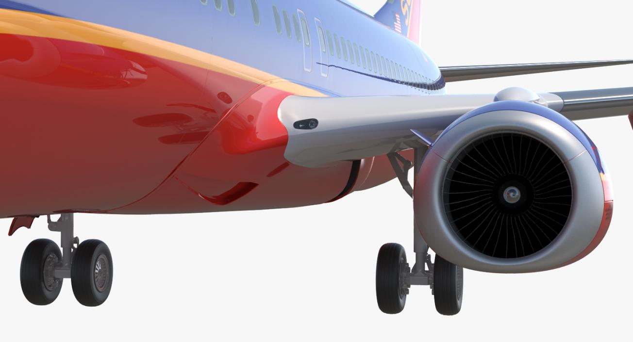 3D Boeing 737-900 Southwest Airlines model