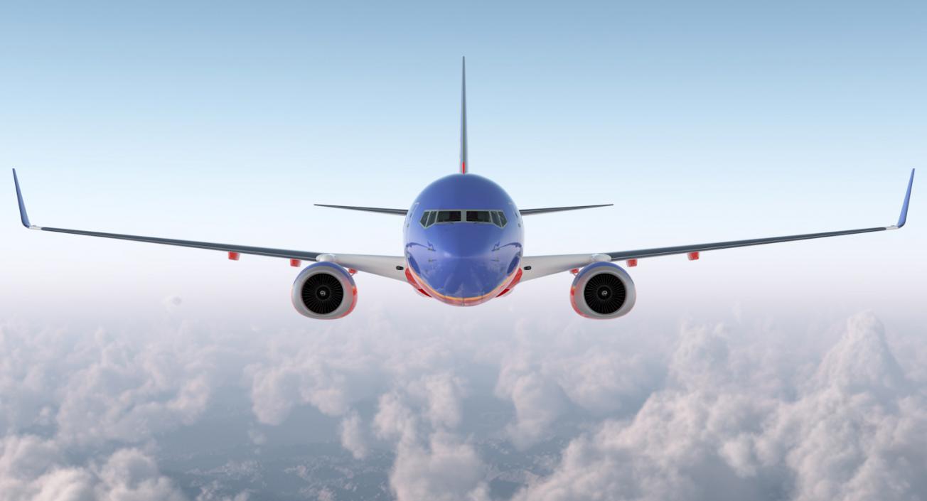 3D Boeing 737-900 Southwest Airlines model