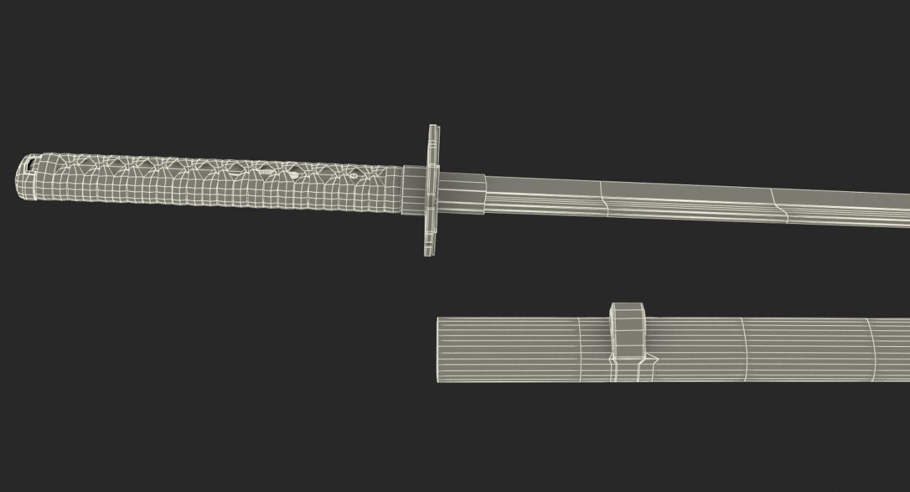 3D Ninja and Weapons Collection model