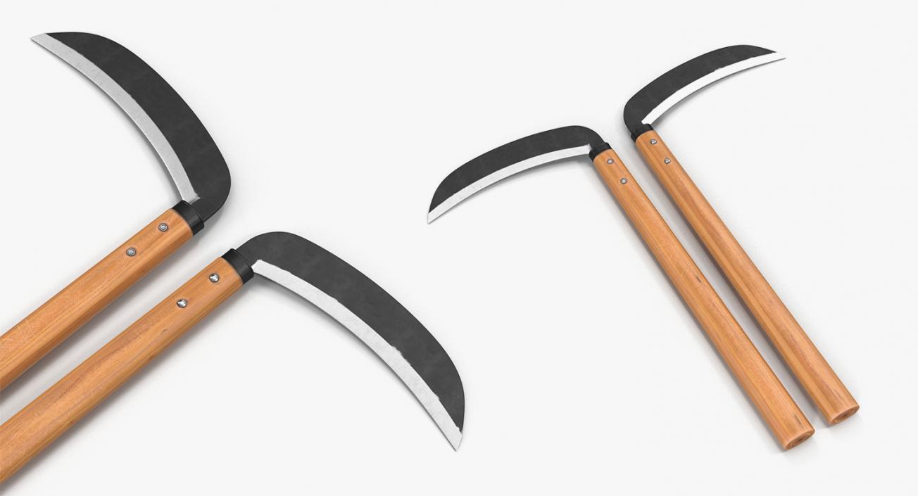 3D Ninja and Weapons Collection model