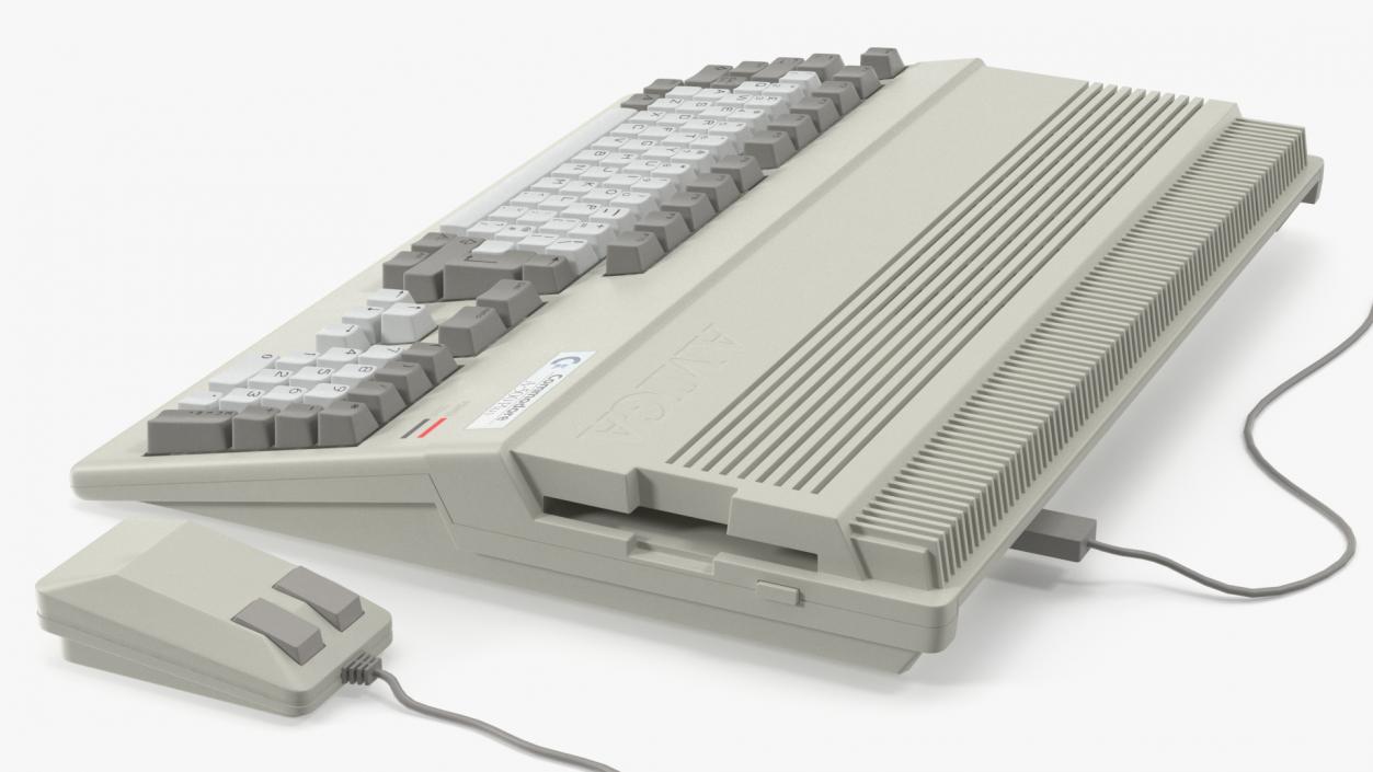 Home Computer Commodore Amiga 500 Keyboard 3D