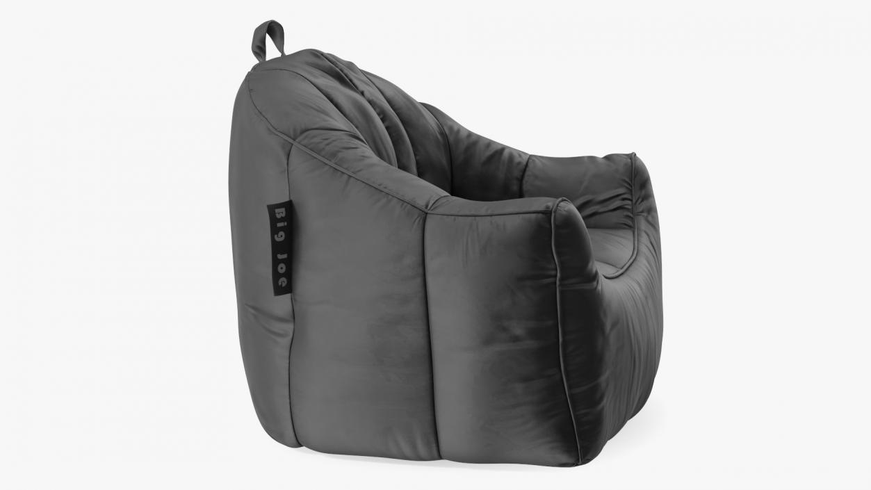 Big Joe Hug Bean Bag Chair Black 3D