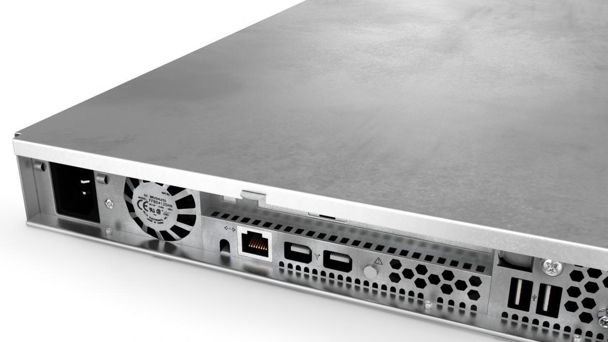 3D Rack Server Hardware Unit Apple