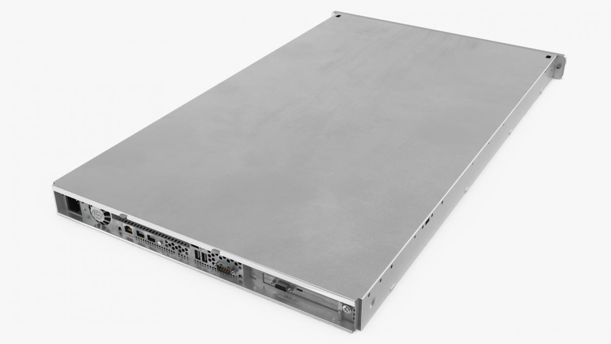 3D Rack Server Hardware Unit Apple