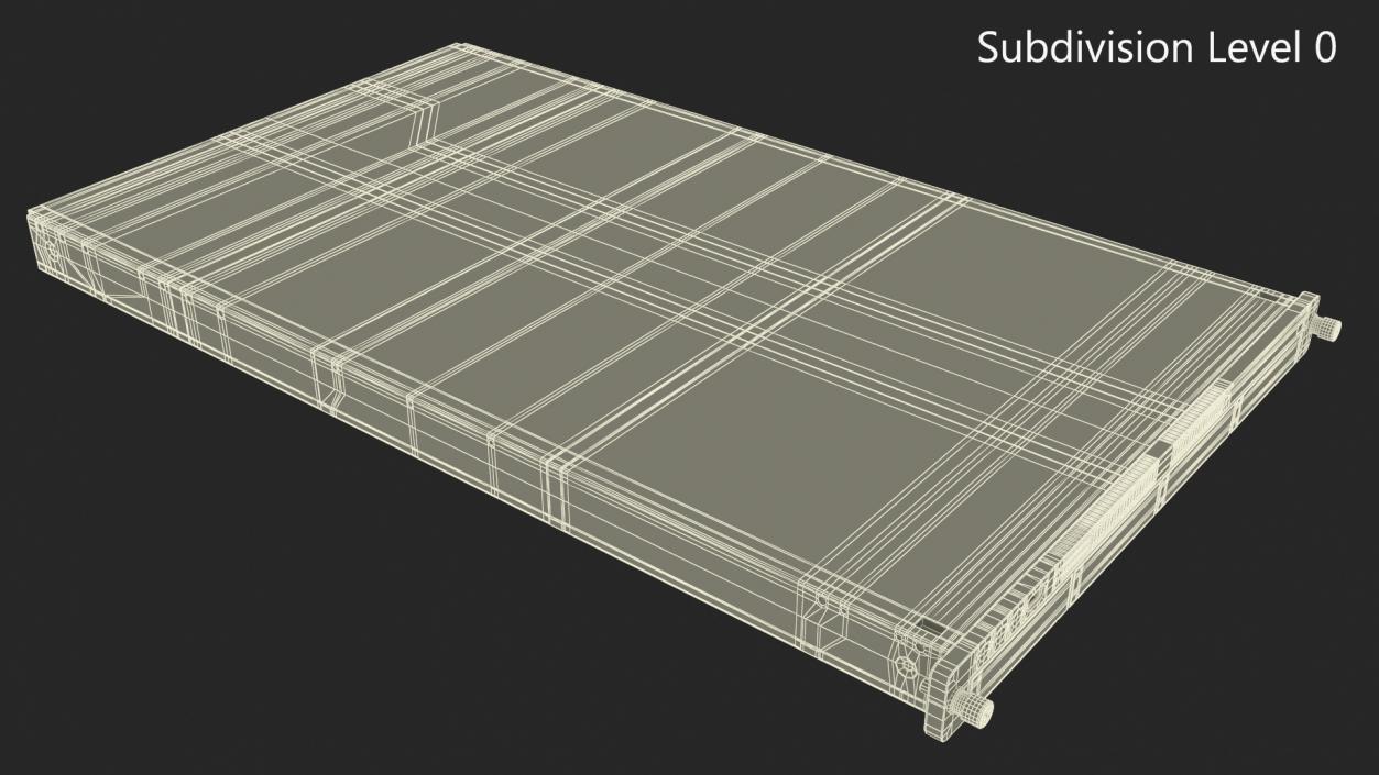 3D Rack Server Hardware Unit Apple