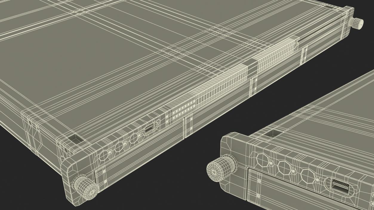 3D Rack Server Hardware Unit Apple