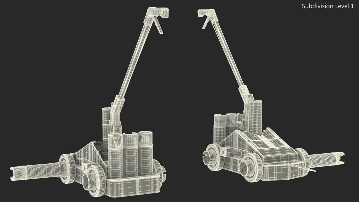 3D model Traffic Line Stripping Machine