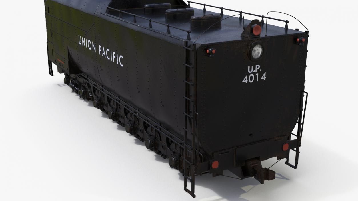 Trailed Tender for Locomotive 3D model