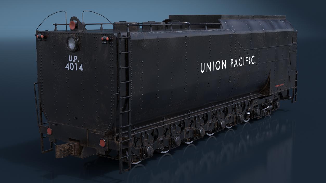 Trailed Tender for Locomotive 3D model