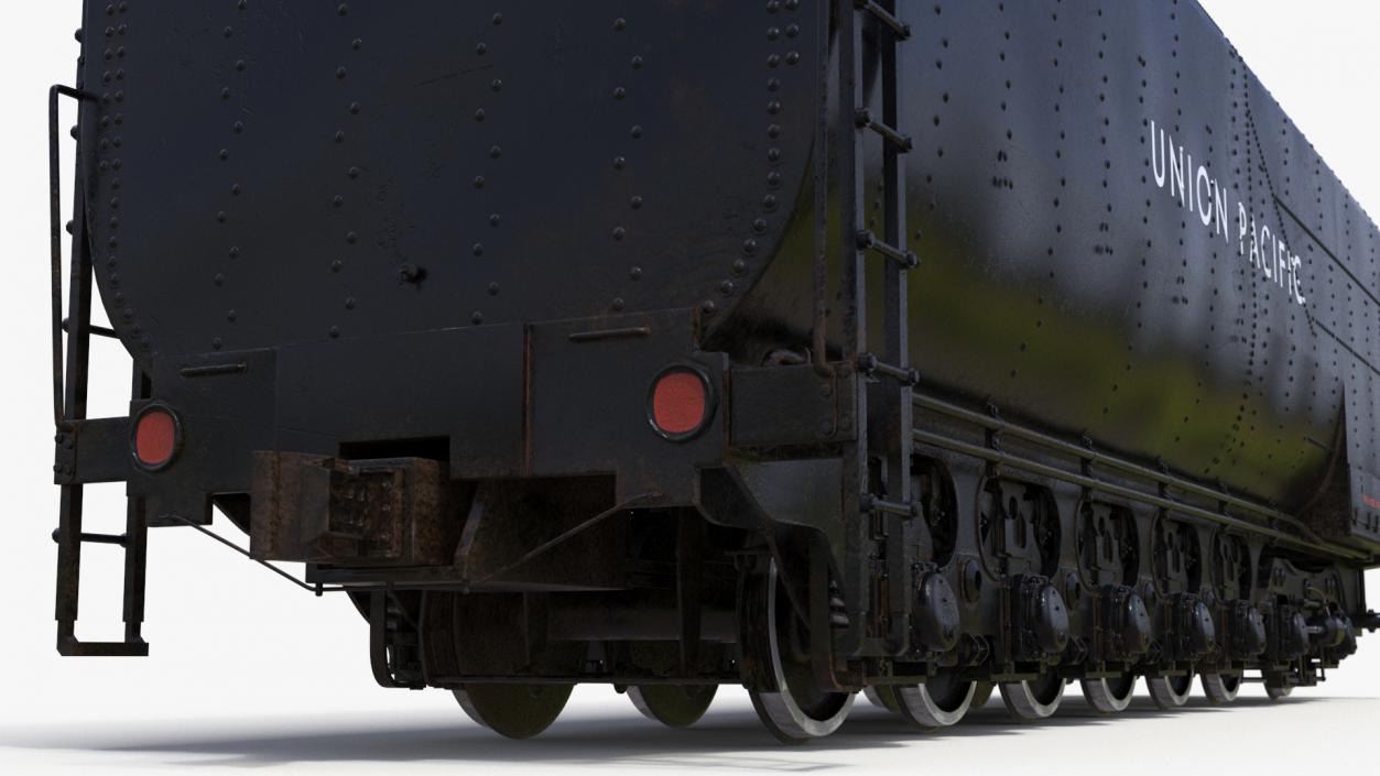 Trailed Tender for Locomotive 3D model