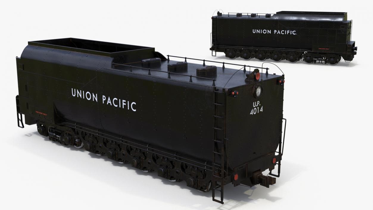 Trailed Tender for Locomotive 3D model