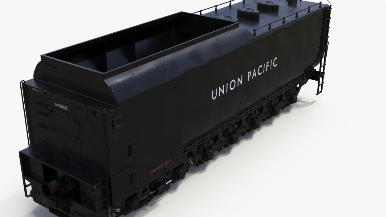 Trailed Tender for Locomotive 3D model