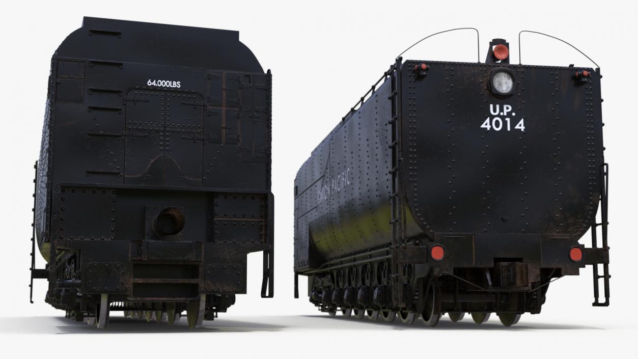 Trailed Tender for Locomotive 3D model