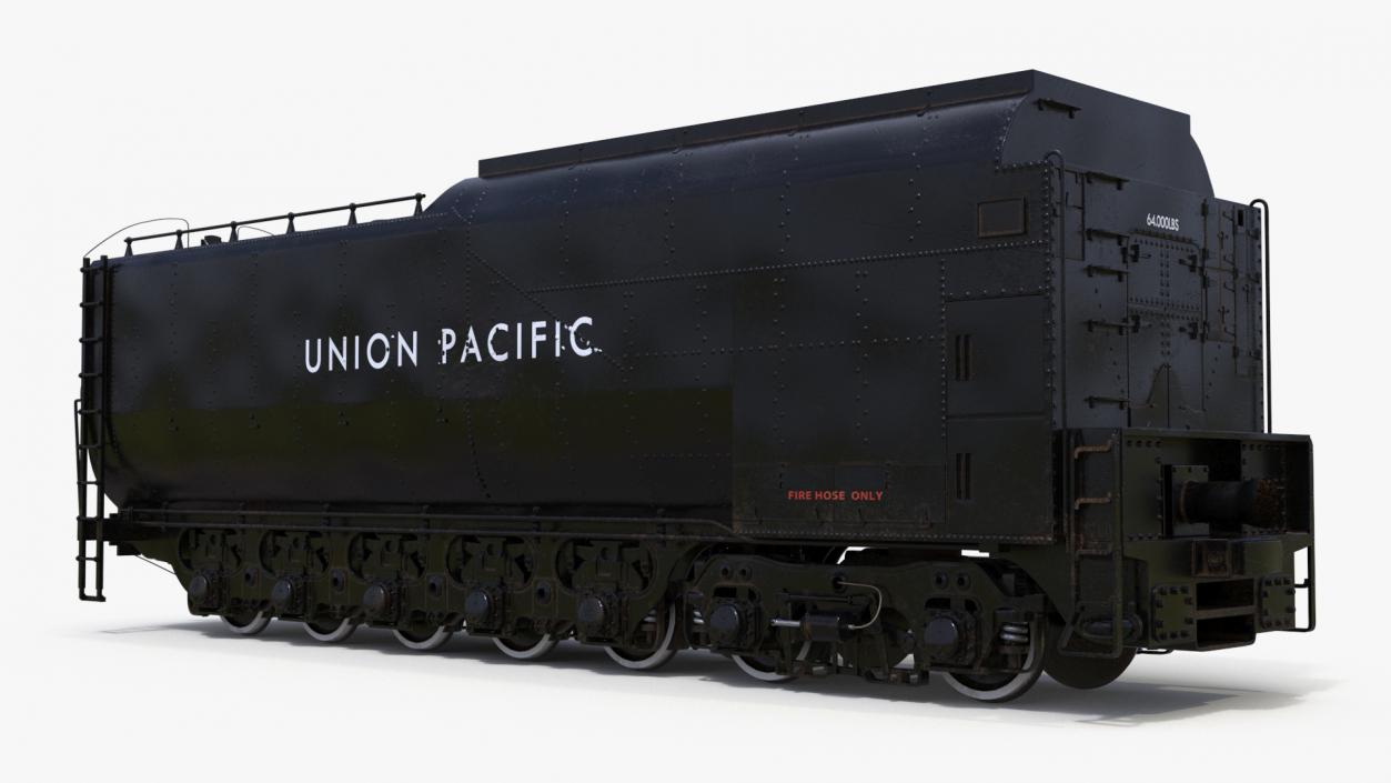 Trailed Tender for Locomotive 3D model