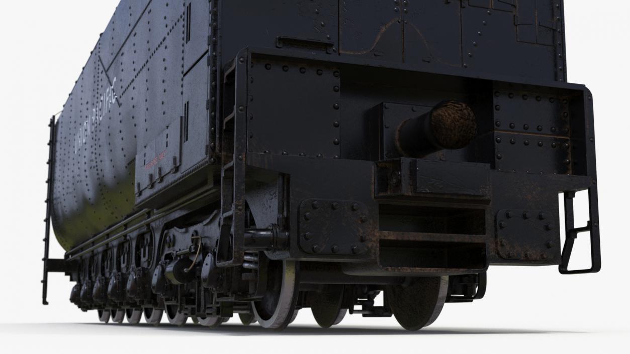 Trailed Tender for Locomotive 3D model