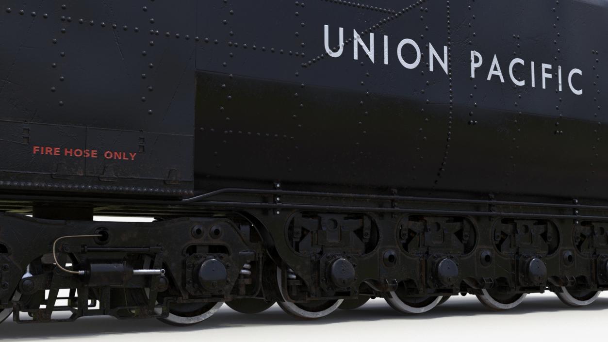 Trailed Tender for Locomotive 3D model