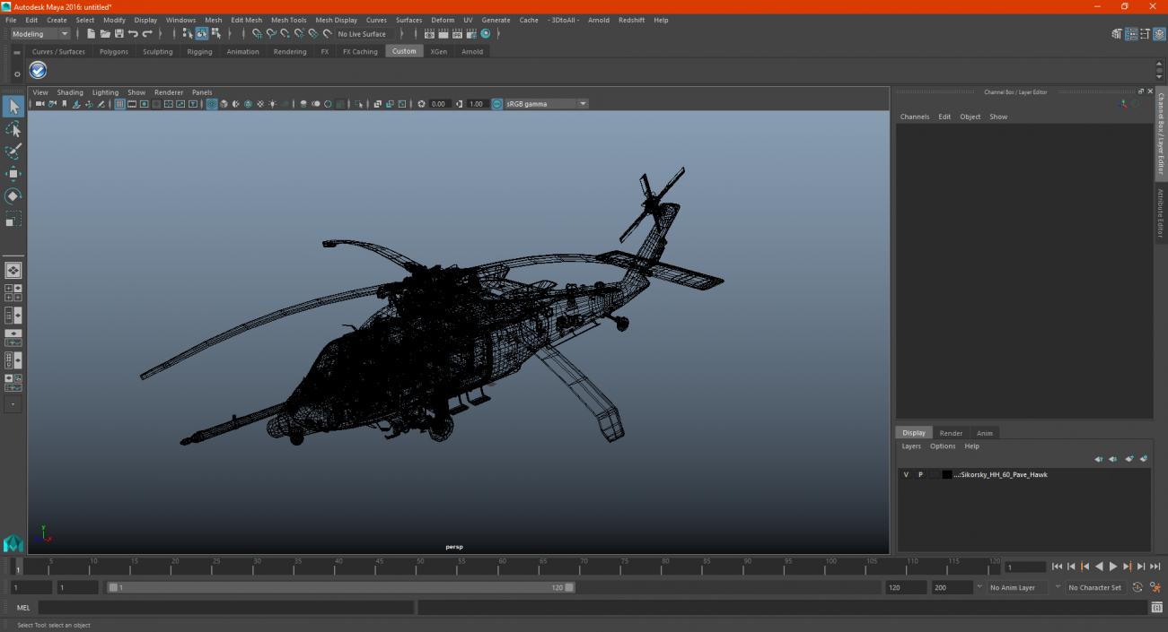 Sikorsky HH 60 Pave Hawk 3D model