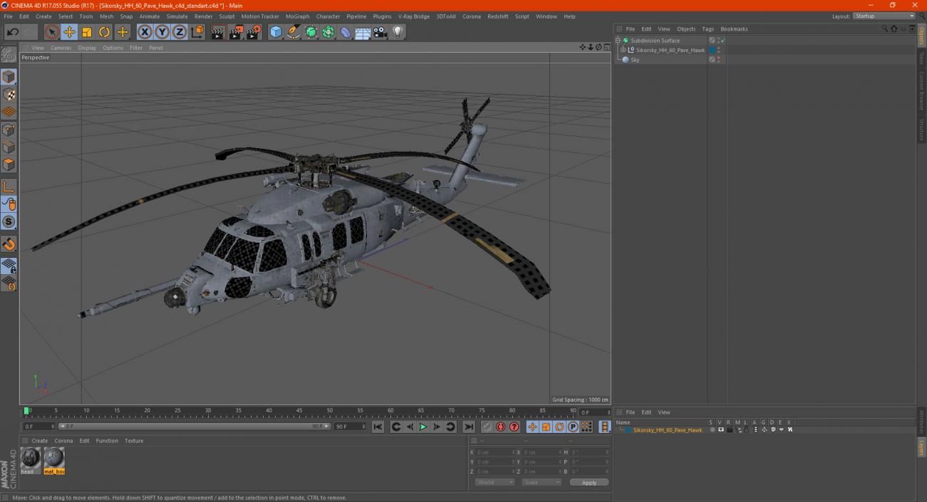 Sikorsky HH 60 Pave Hawk 3D model