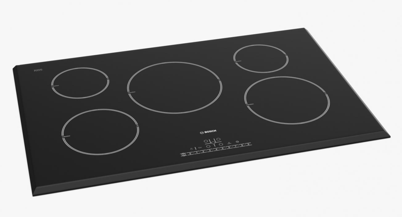 3D Induction Hobs Bosch 3D Models Collection