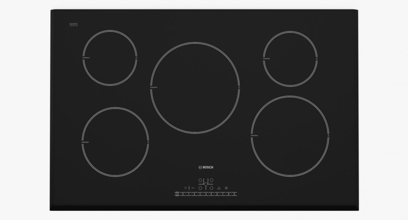 3D Induction Hobs Bosch 3D Models Collection