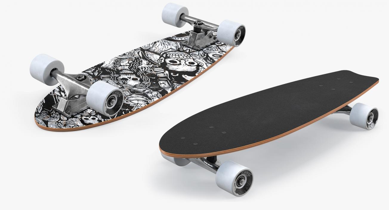 Skateboards Collection 3D