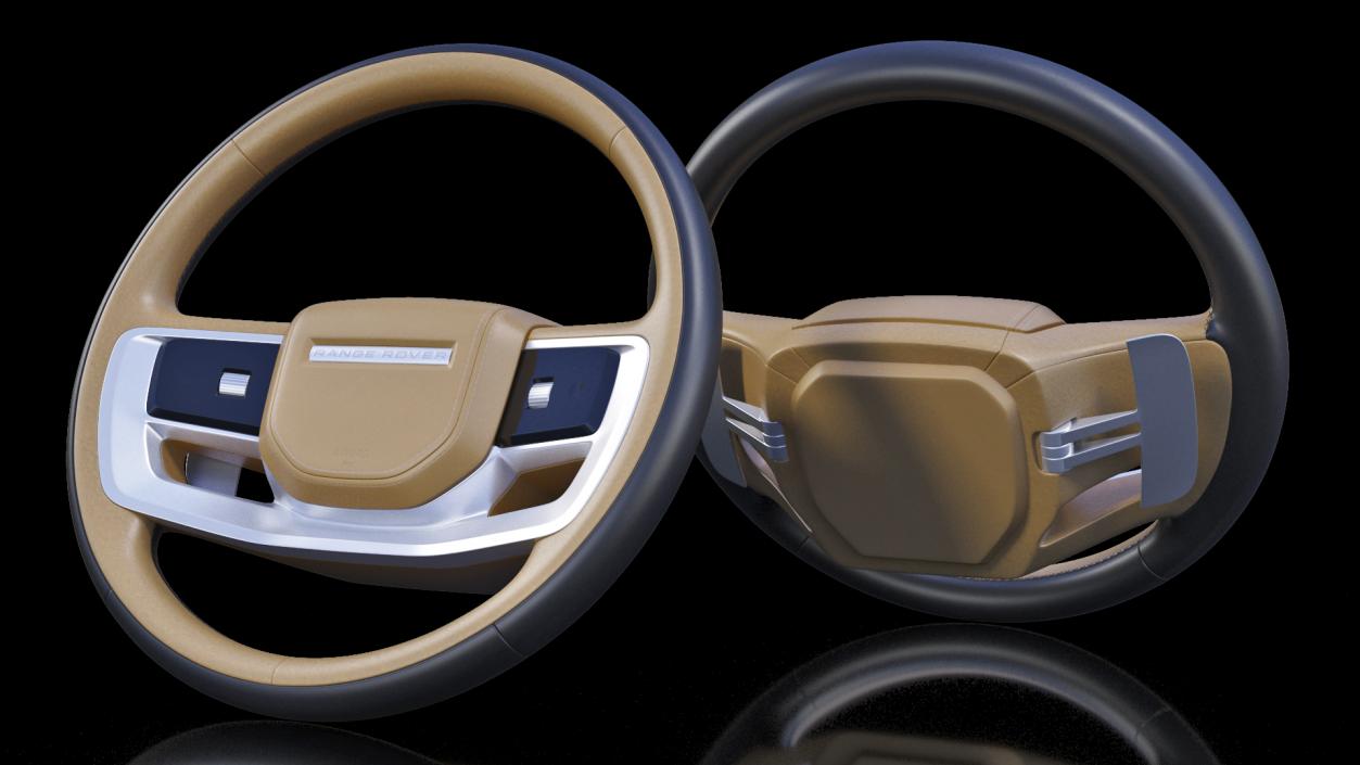 3D Range Rover Steering Wheel