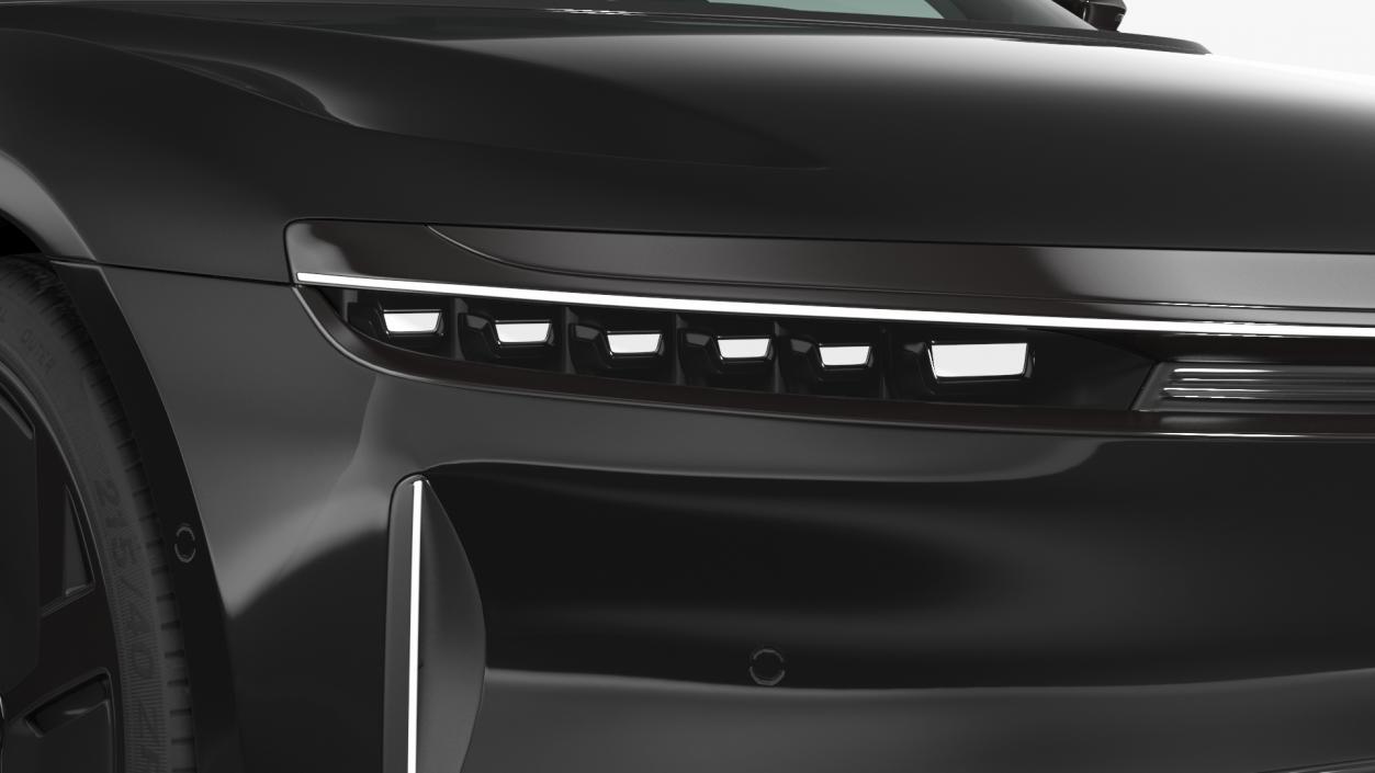 Lucid Air Electric Luxury Sedan Black 3D