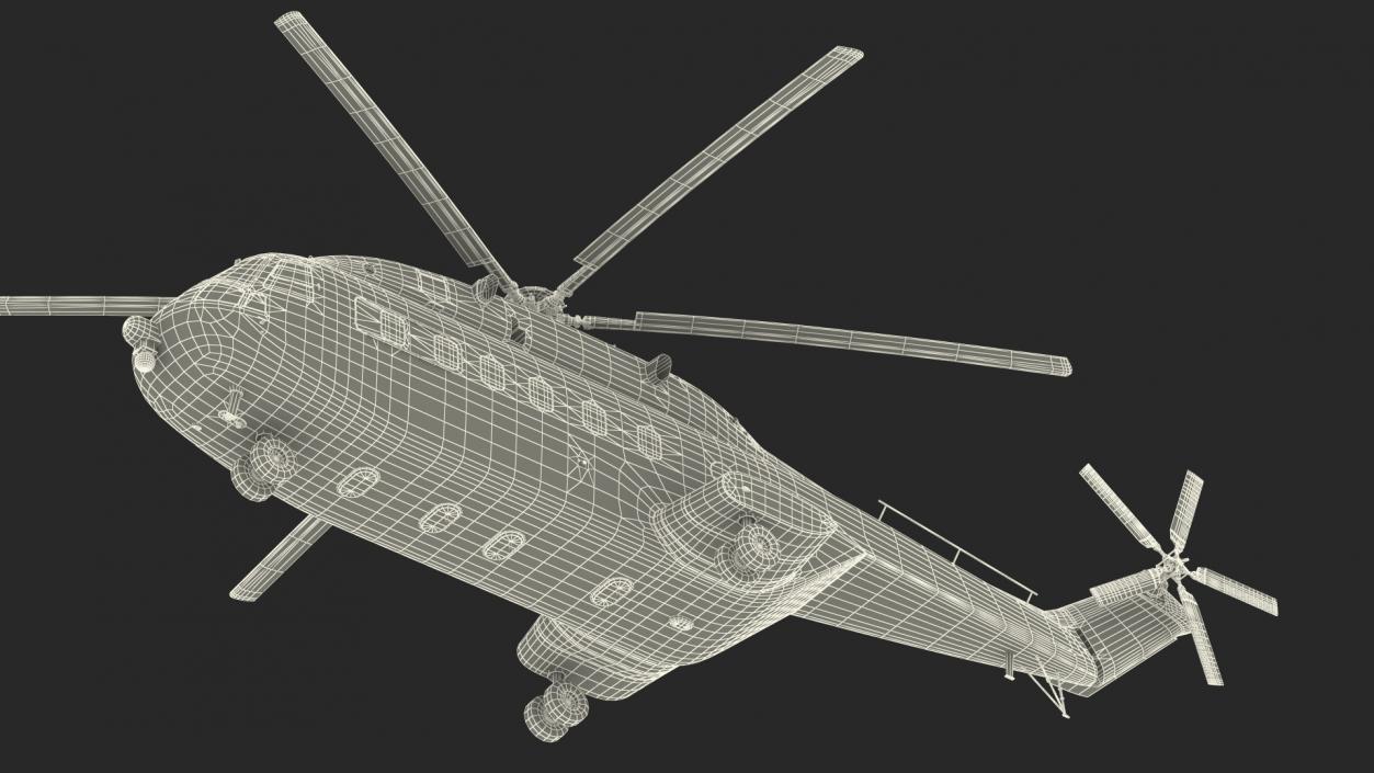 3D Avicopter AC313 Fire Attack Helicopter model