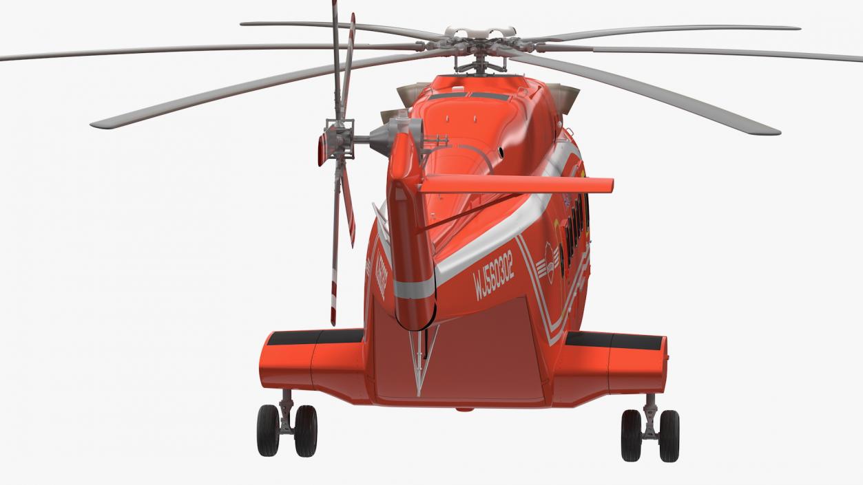 3D Avicopter AC313 Fire Attack Helicopter model