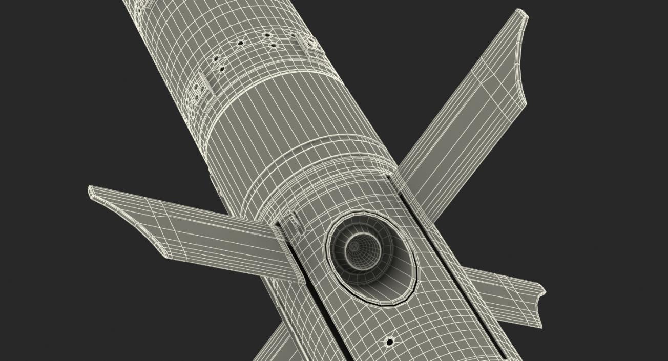 BGM 71D TOW Missile 3D model