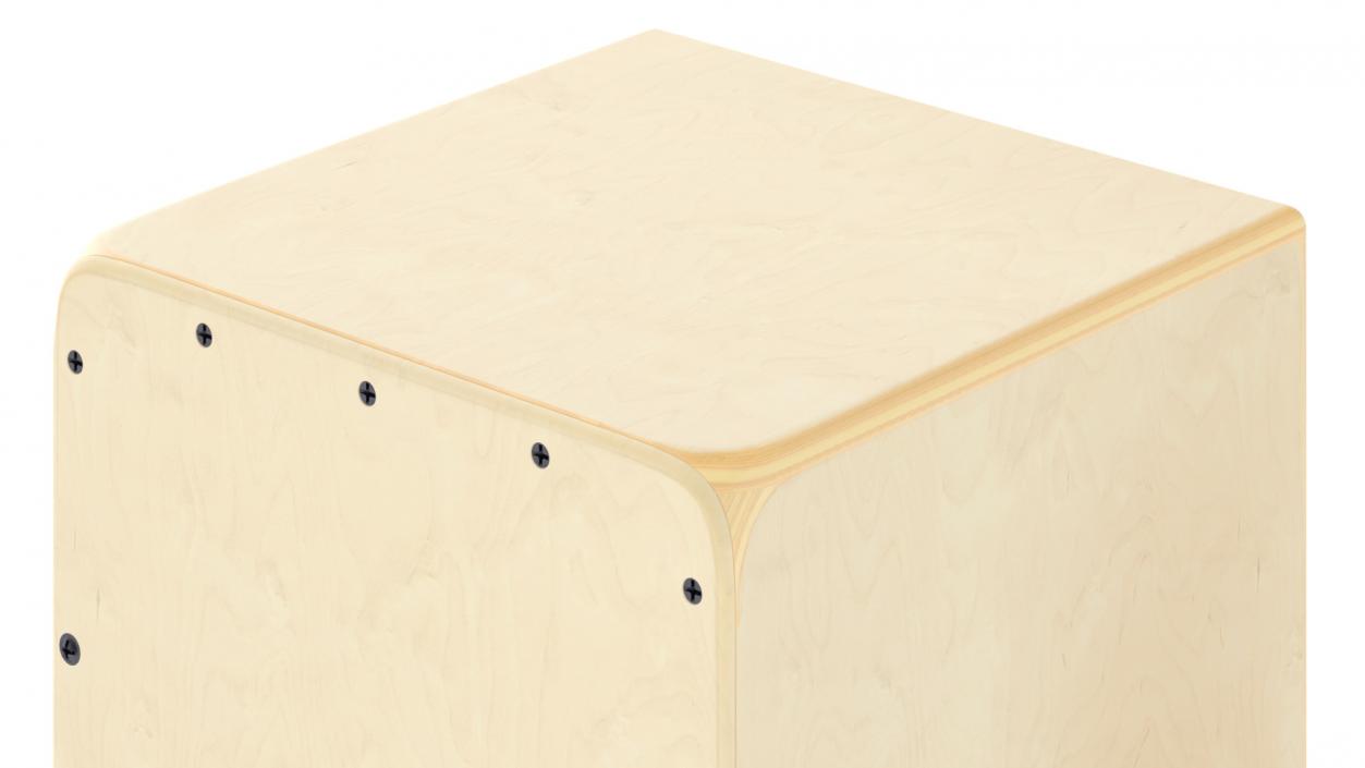 3D Meinl Cajon Box Drum Baltic Birch model