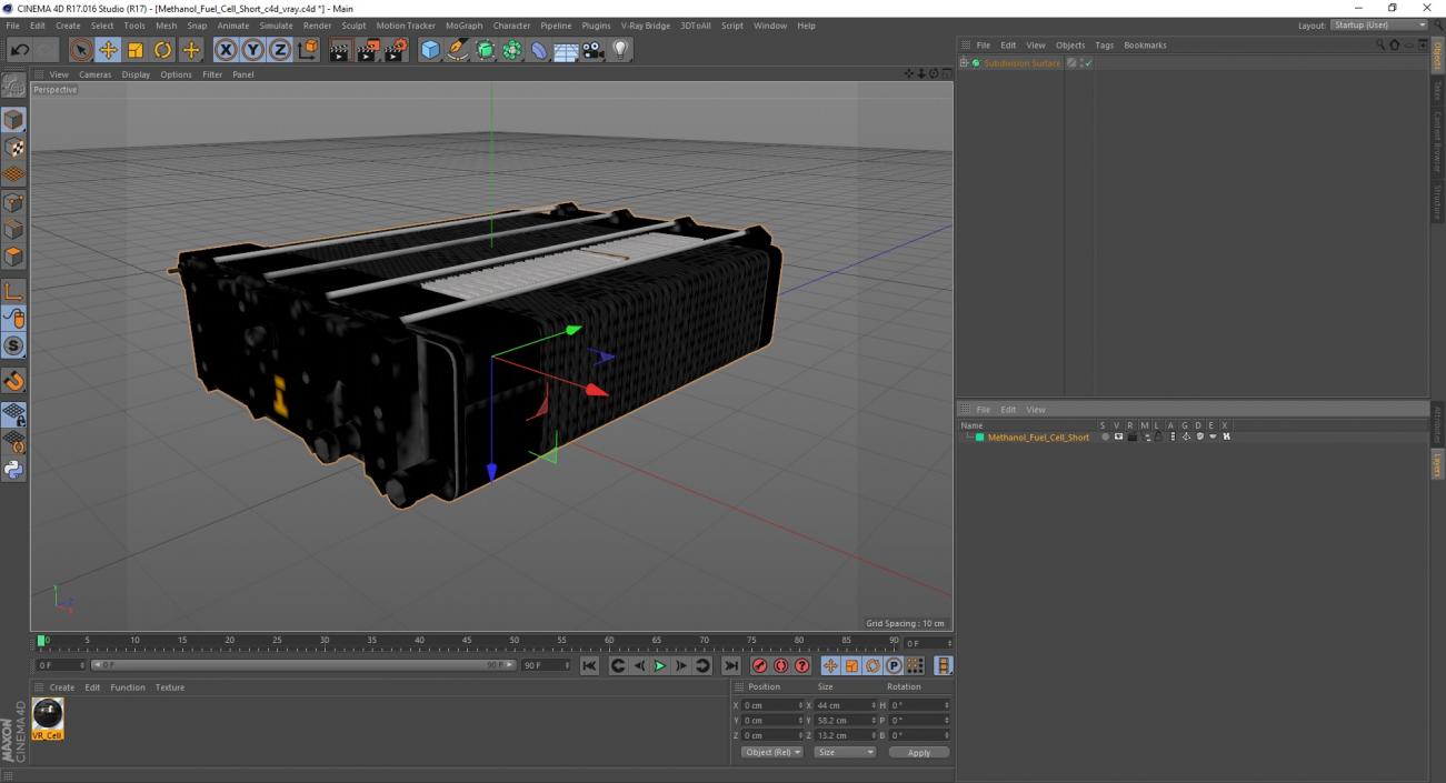 3D Methanol Fuel Cell Short 2