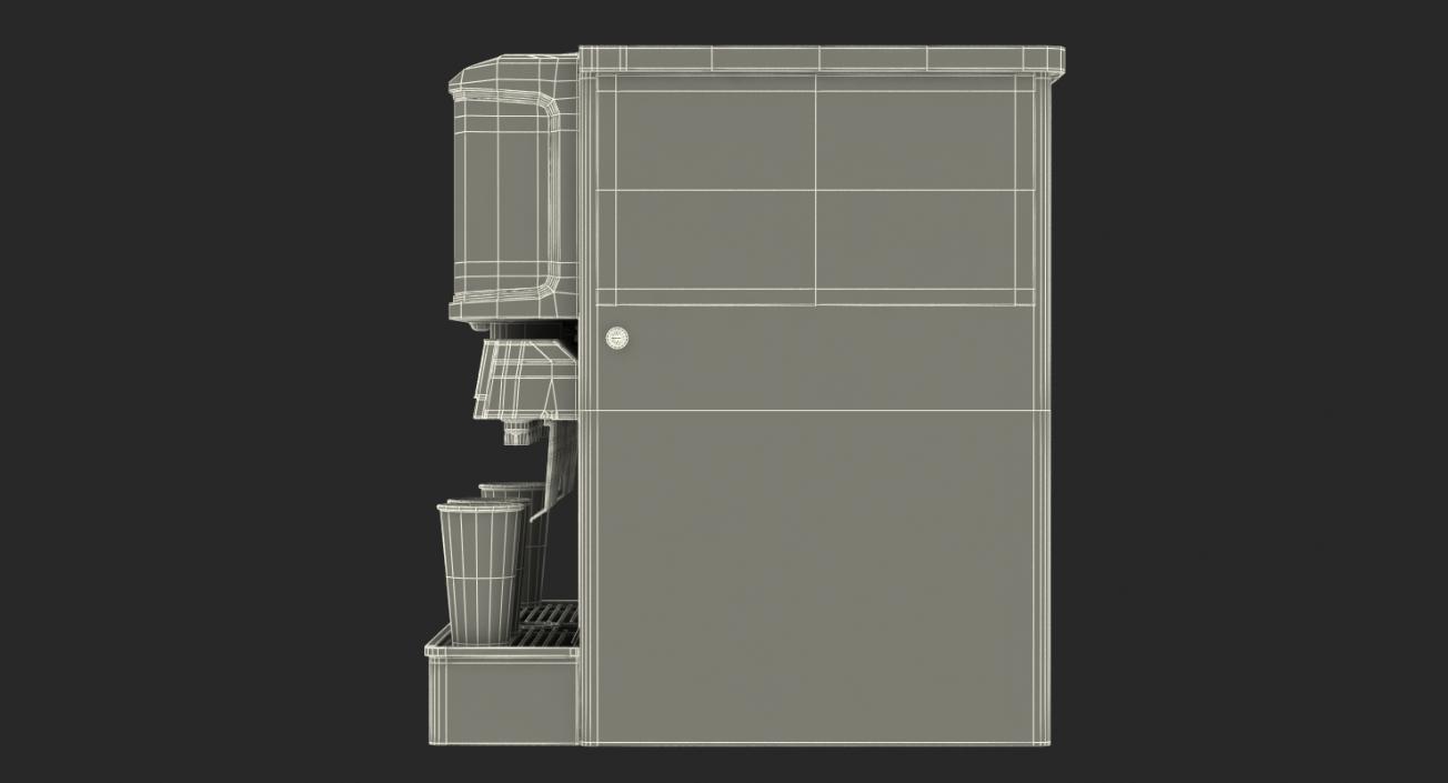 3D Soda Fountain Dispenser model