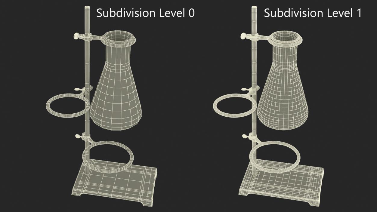 3D Ring Stand Flask