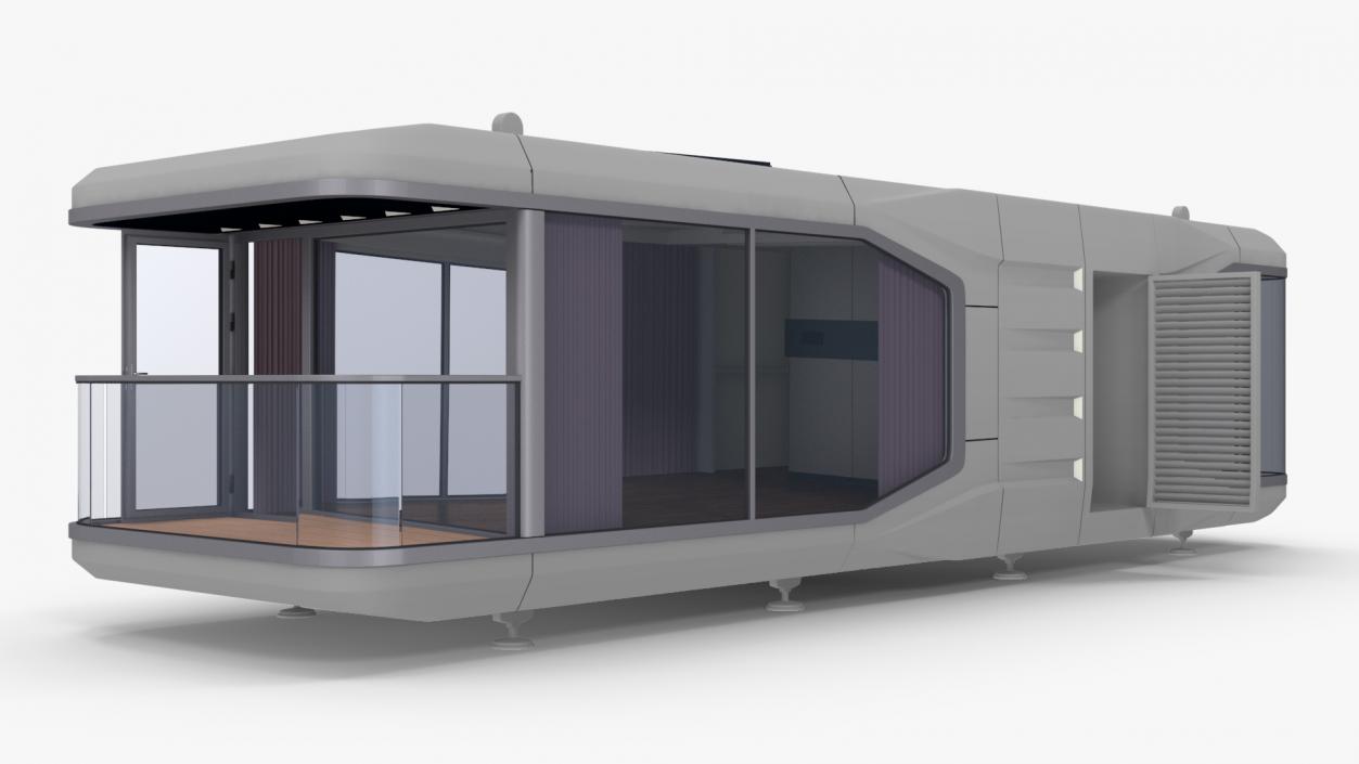 3D Capsule House model