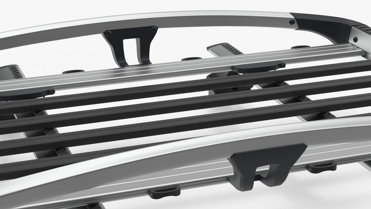 3D model Car Exterior Roof Rack with Wingbar