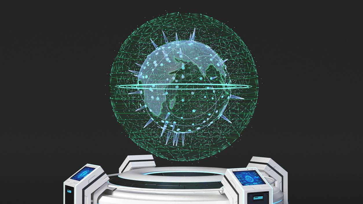 Cybernetic Holo Hub 3D model