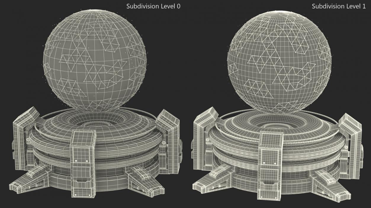 Cybernetic Holo Hub 3D model